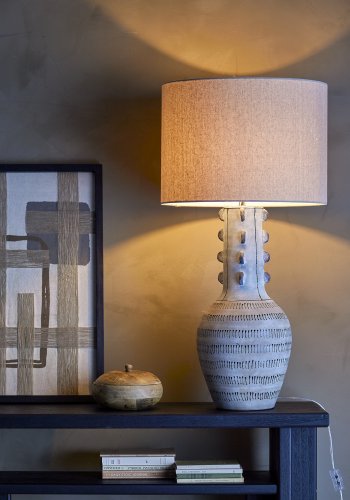 BLOOMINGVILLE Gadiela Gulvlampe, Bl, Stentj