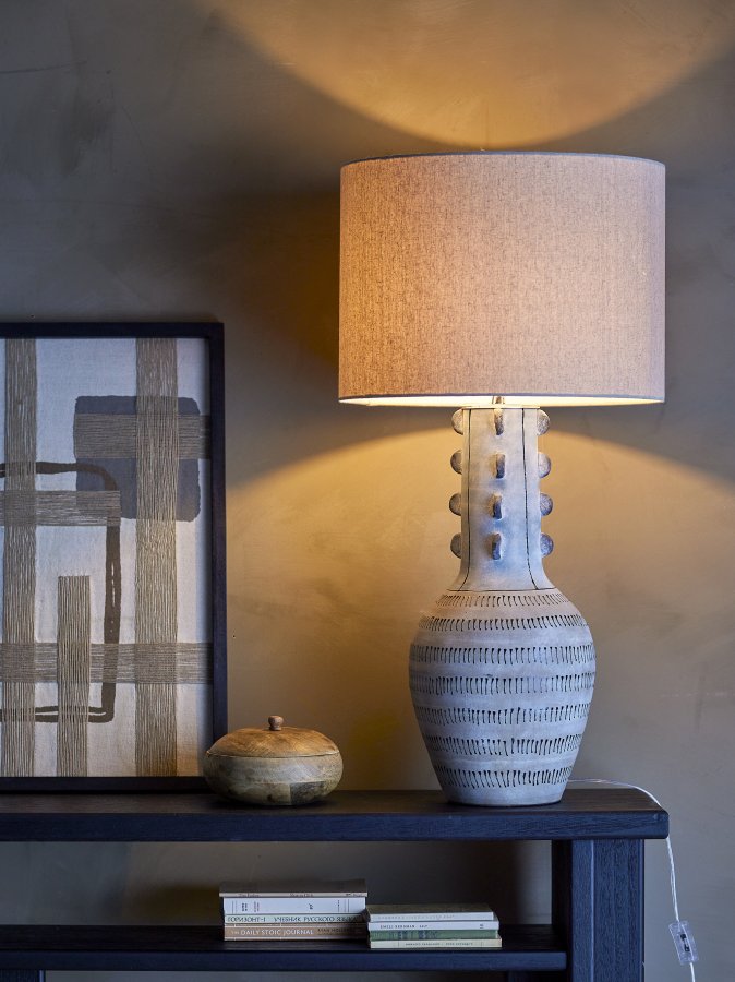 BLOOMINGVILLE Gadiela Gulvlampe, Bl, Stentj