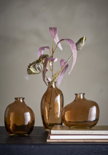 BLOOMINGVILLE Tilia Vase, Brun, Glas