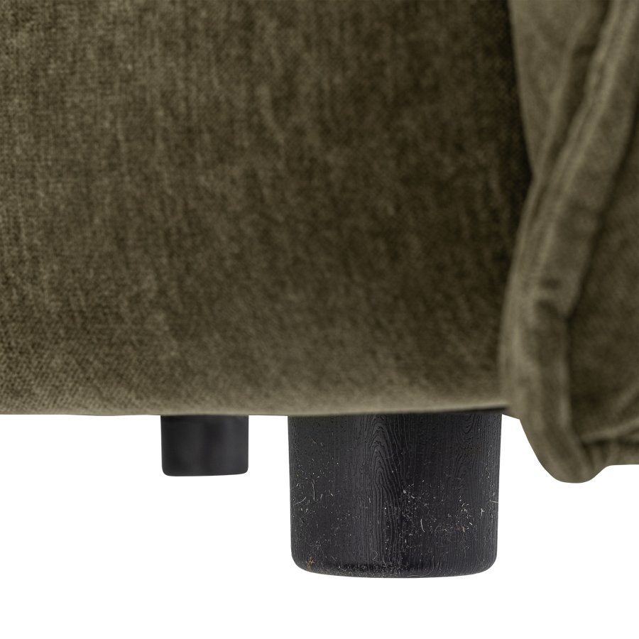 BLOOMINGVILLE Austin loungestol, m. armln - grn genanvendt polyester og sort nylon