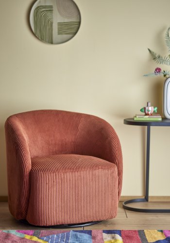 BLOOMINGVILLE Pradi Loungestol, Orange, Polyester