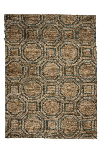 CREATIVE COLLECTION Fry gulvtppe, rektangulr - natur jute (210x150)