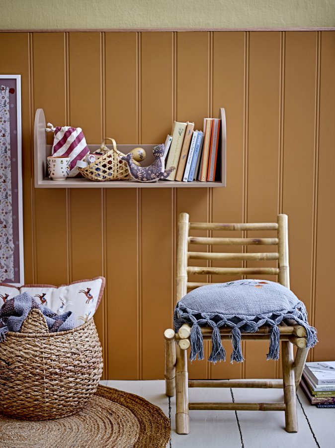 BLOOMINGVILLE MINI Milus kurv - brun bankuan grs og rattan (st af 2)