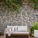 BLOOMINGVILLE Penzano udendrs sofa, m. armln og hynder - natur polyrattan