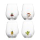 BLOOMINGVILLE Misa Drikkeglas, Multipak, Klar, Glas