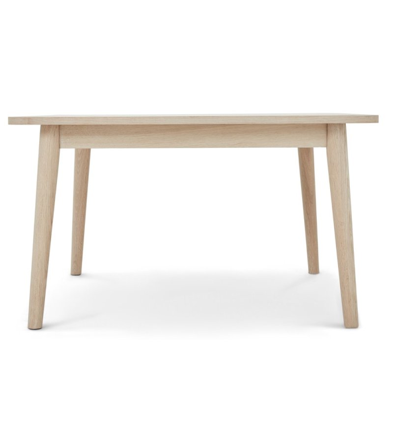 Nyborg sofabord, kvadratisk - hvidolieret egetrsfinér og tr (90x90)