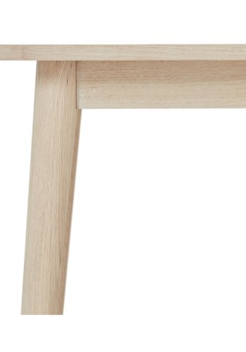 Nyborg sofabord, kvadratisk - hvidolieret egetrsfinér og tr (90x90)