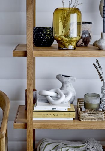 BLOOMINGVILLE Twist Stearinlys, Gr, Parafin, st af 4