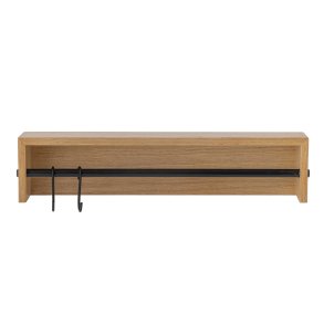 BLOOMINGVILLE Ryder vghylde, m. 1 stang og 2 kroge - natur MDF