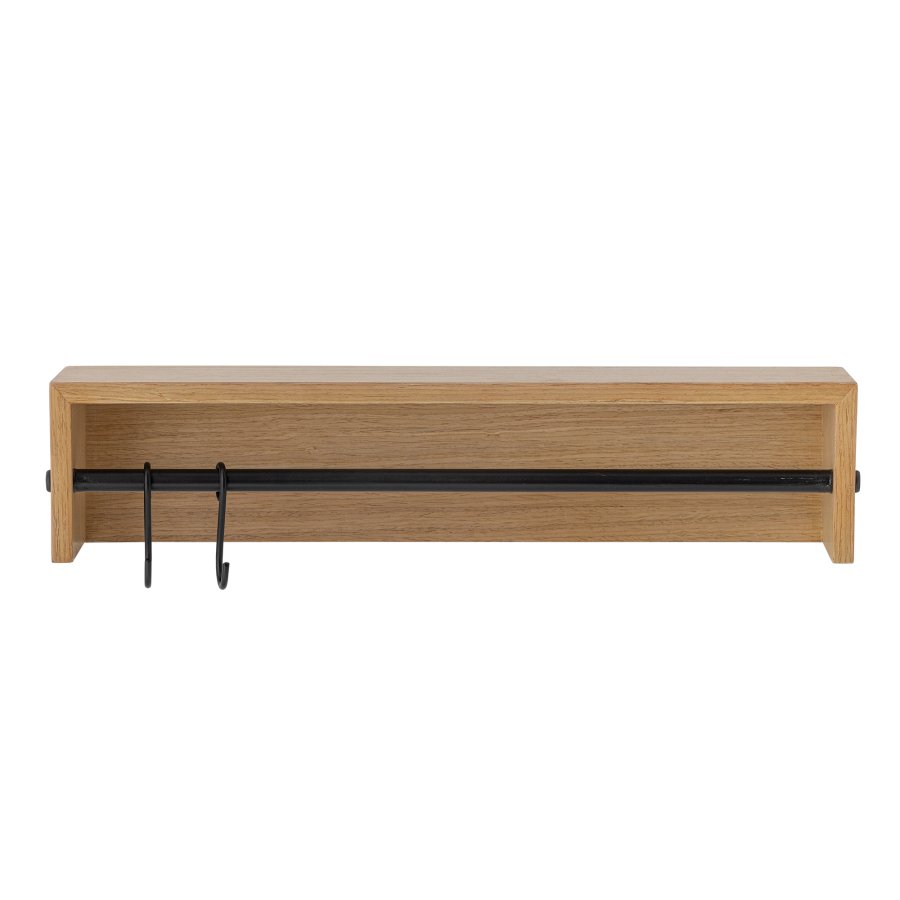 BLOOMINGVILLE Ryder vghylde, m. 1 stang og 2 kroge - natur MDF