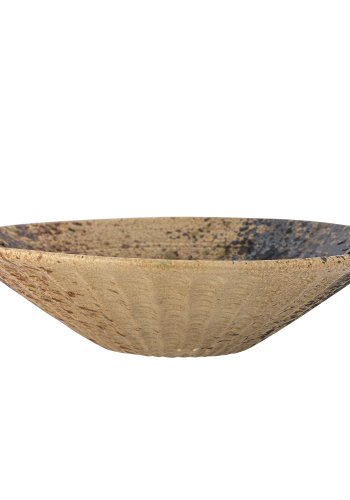 CREATIVE COLLECTION Larken Serveringsfad, Sort, Stentj