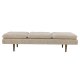 BLOOMINGVILLE Pione daybed - natur polyester og brun gummitr (198x77)