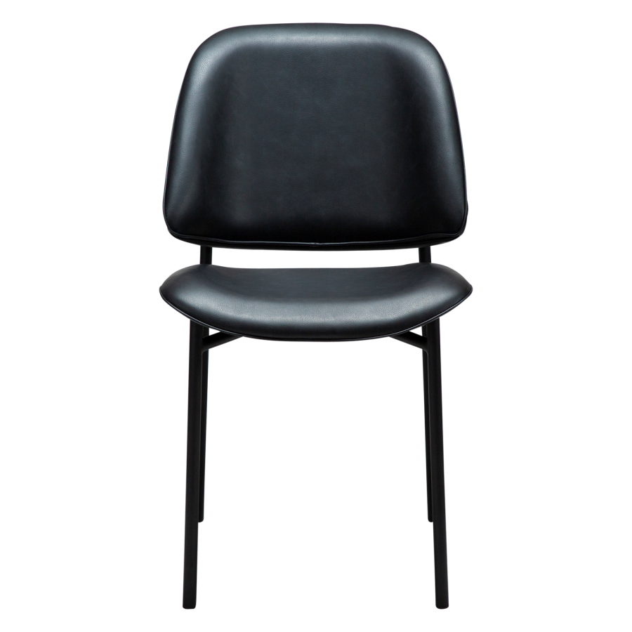 DANFORM OHMY spisebordsstol - Ravn sort kunstlder og sort stl