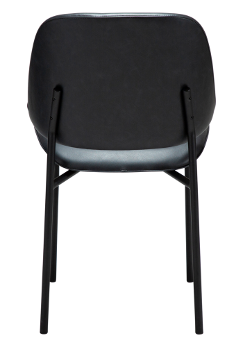 DANFORM OHMY spisebordsstol - Ravn sort kunstlder og sort stl