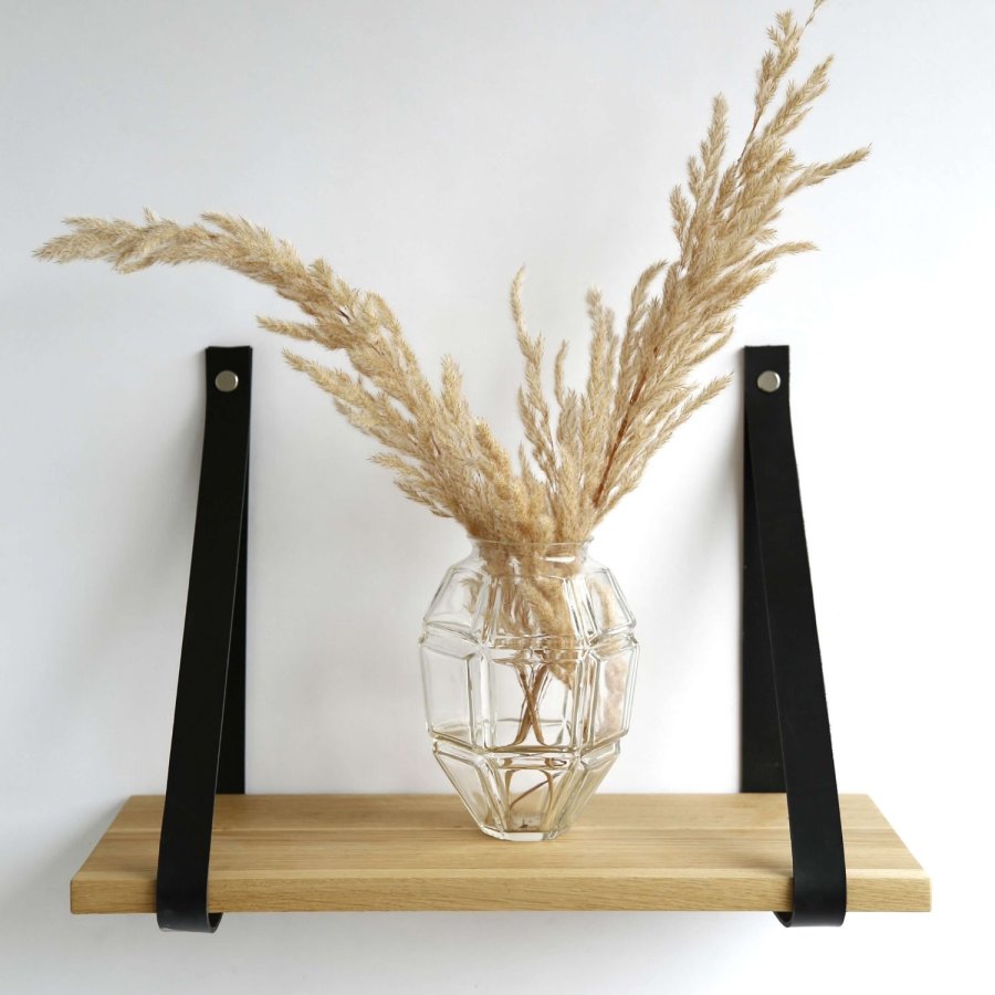 NocNoi Harre Vig vghylde - olieret egetr m. sort lderstrop, 50-100