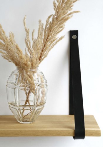 NocNoi Harre Vig vghylde - olieret egetr m. sort lderstrop, 50-100