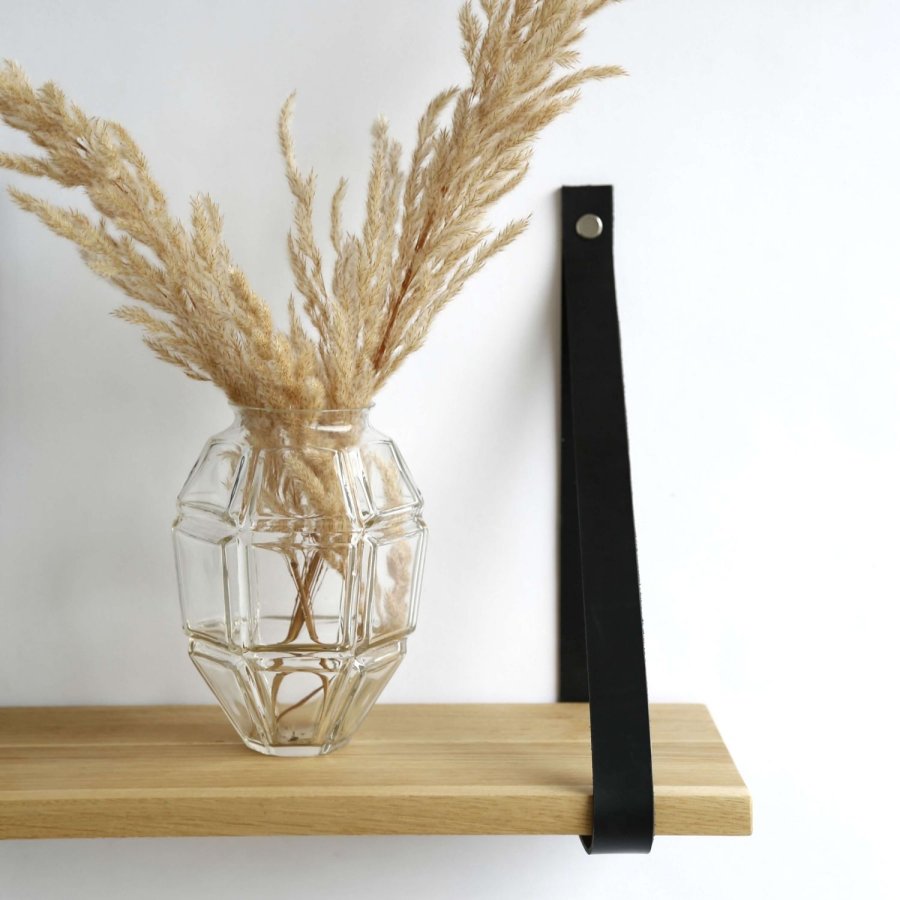 NocNoi Harre Vig vghylde - olieret egetr m. sort lderstrop, 50-100