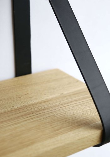 NocNoi Harre Vig vghylde - olieret egetr m. sort lderstrop, 50-100