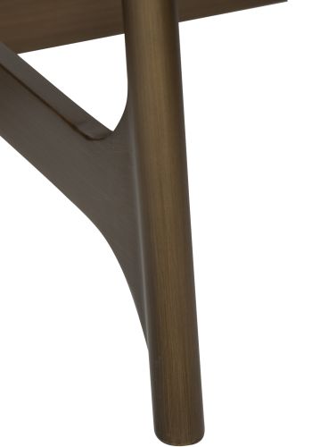 DAN-FORM OOID Bordben Antik messing