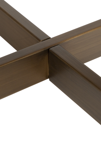 DAN-FORM OOID Bordben Antik messing