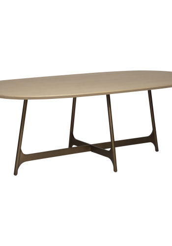 DAN-FORM OOID Bordben Antik messing