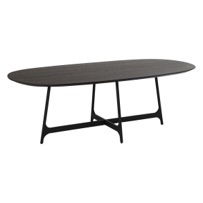 DAN-FORM OOID Spisebord Sortbejdset ask