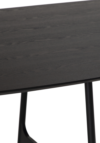 DAN-FORM OOID Spisebord Sortbejdset ask