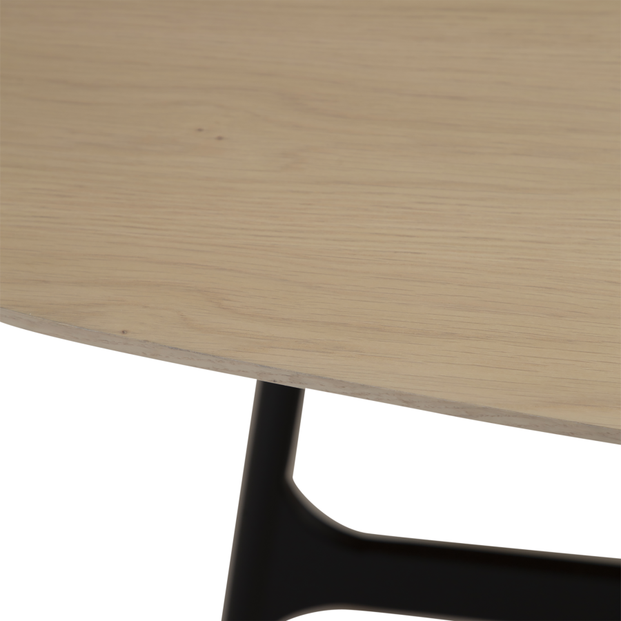 DAN-FORM OOID Spisebord Hvidkalket egetrsfiner