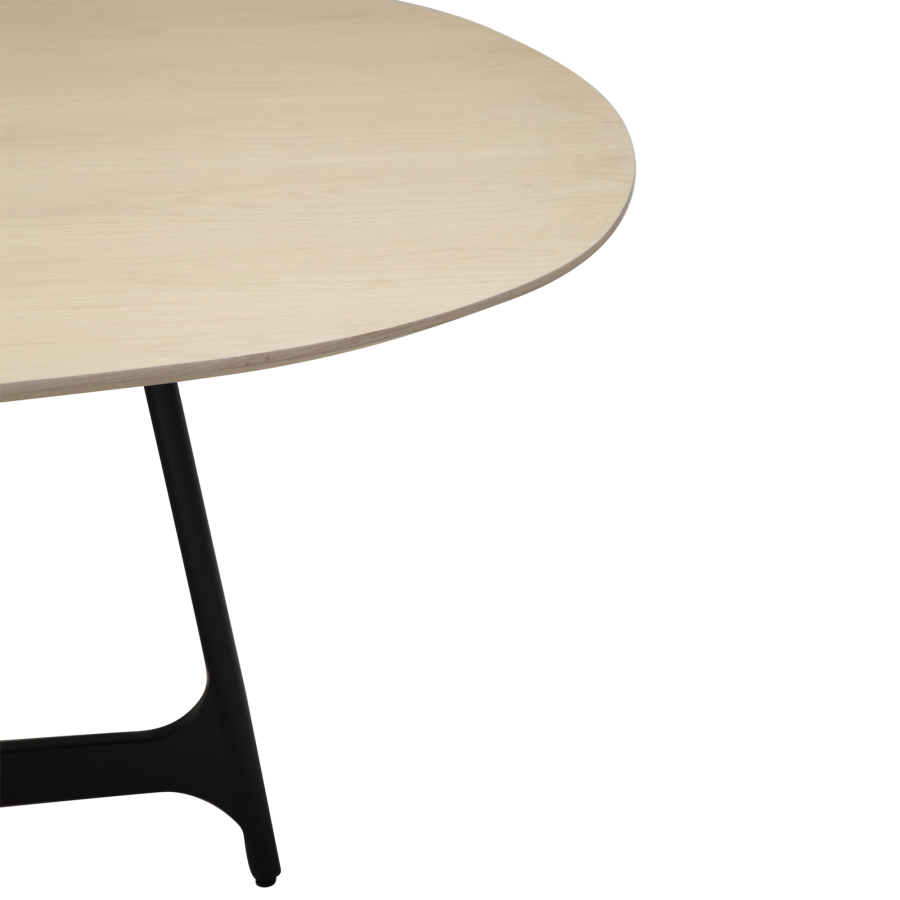 DAN-FORM OOID Spisebord Hvidkalket egetrsfiner