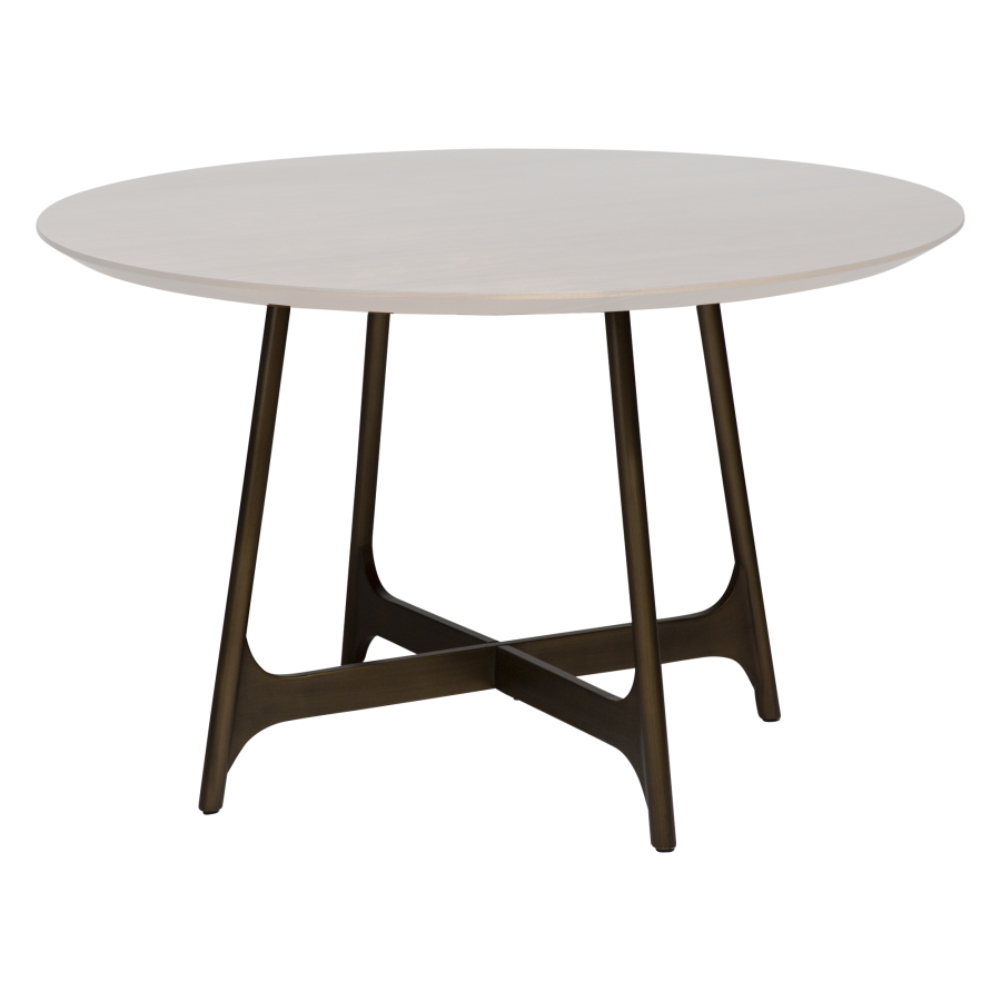 DAN-FORM OOID Bordben Antik messing