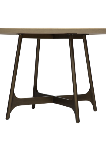 DAN-FORM OOID Bordben Antik messing