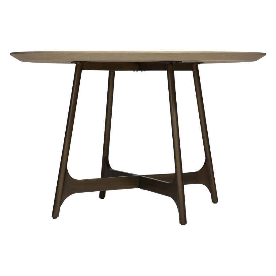 DAN-FORM OOID Bordben Antik messing