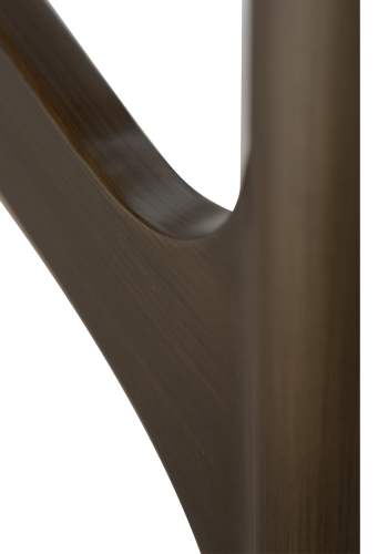 DAN-FORM OOID Bordben Antik messing