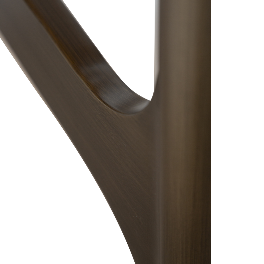 DAN-FORM OOID Bordben Antik messing