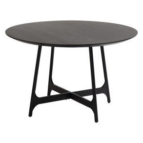 DAN-FORM OOID Spisebord Sortbejdset ask