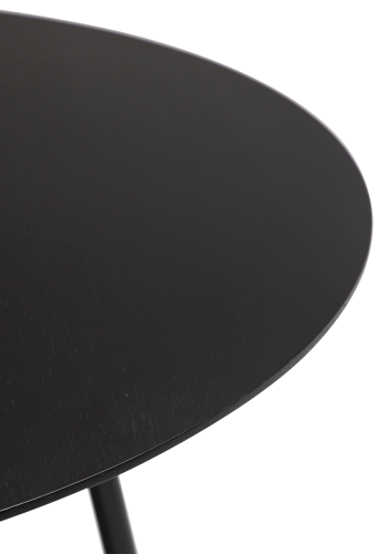 DAN-FORM OOID Spisebord Sortbejdset ask