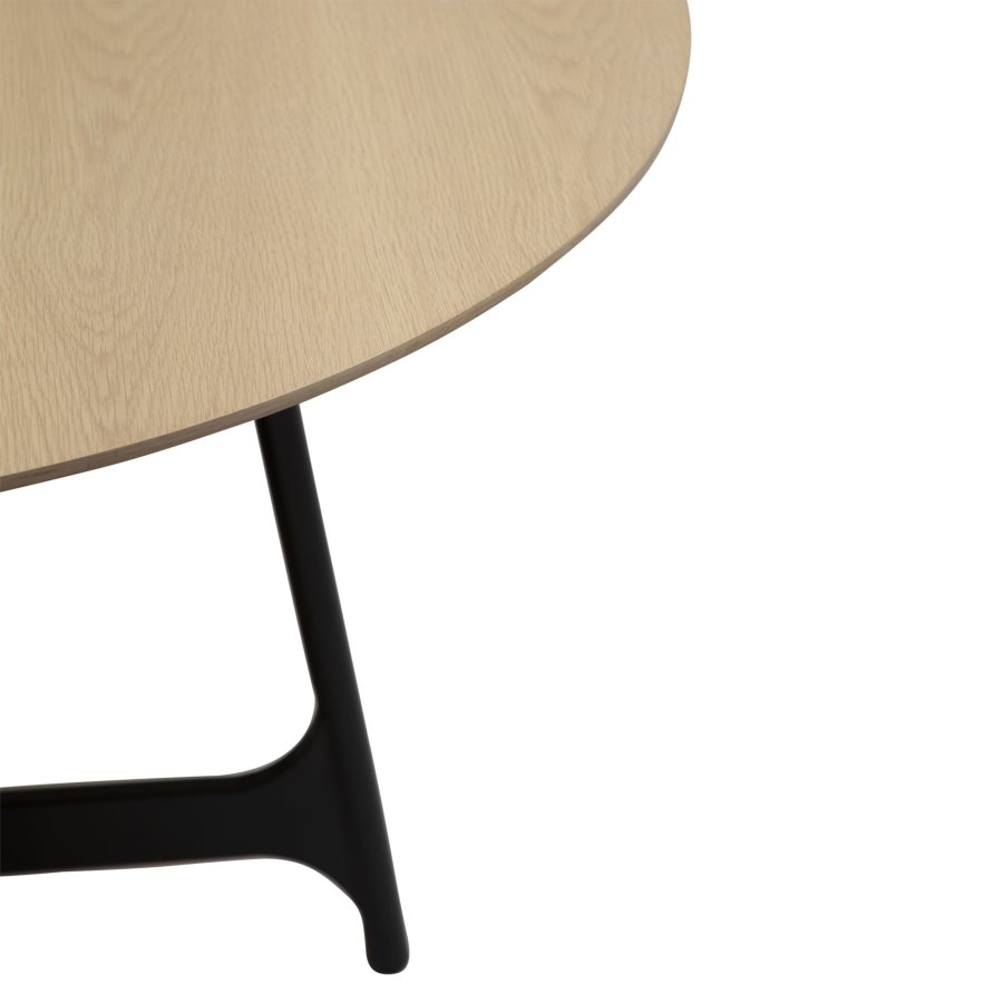 DAN-FORM OOID Spisebord Hvidkalket egetrsfiner