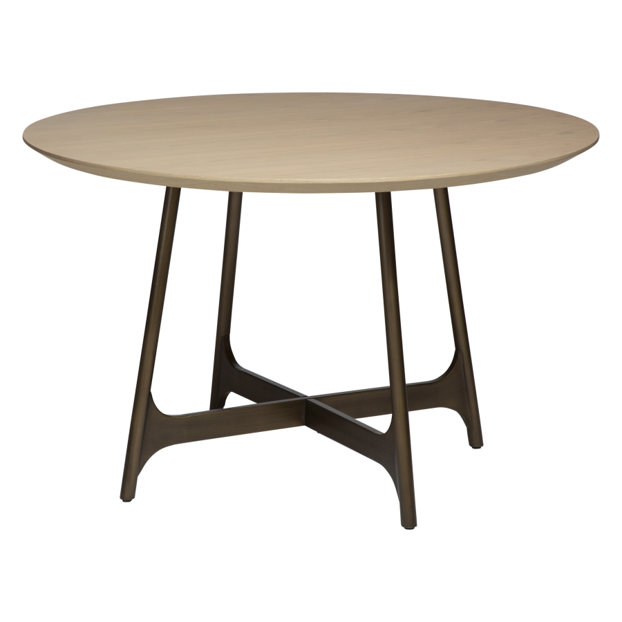 DAN-FORM OOID Spisebord Hvidkalket egetrsfiner