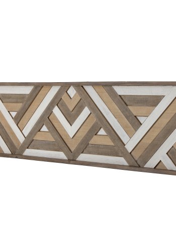 CREATIVE COLLECTION Lunna vgdekoration, rektangulr - brun MDF (122x33)