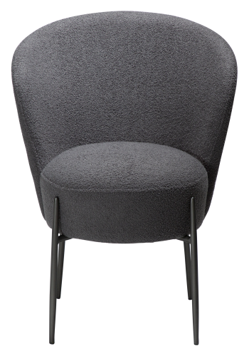 DAN-FORM ORBIT Stol Sten RPES bouclé m. antikke tin ben