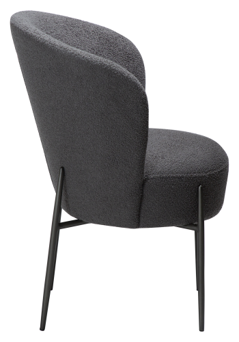 DAN-FORM ORBIT Stol Sten RPES bouclé m. antikke tin ben