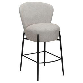 DAN-FORM ORBIT Bordskammel Cashmere bouclé stof m. sorte metal ben