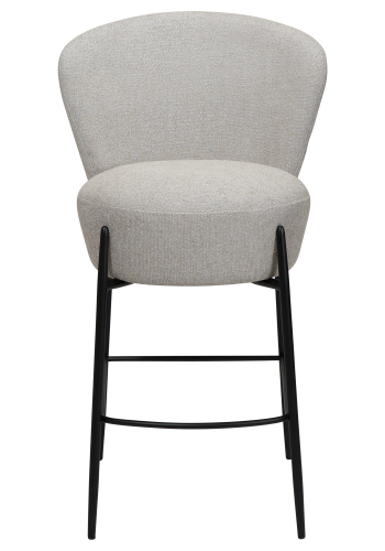 DAN-FORM ORBIT Bordskammel Cashmere bouclé stof m. sorte metal ben