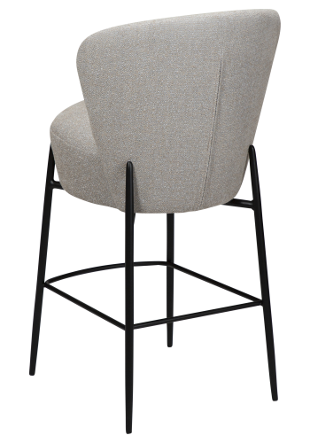 DAN-FORM ORBIT Bordskammel Cashmere bouclé stof m. sorte metal ben