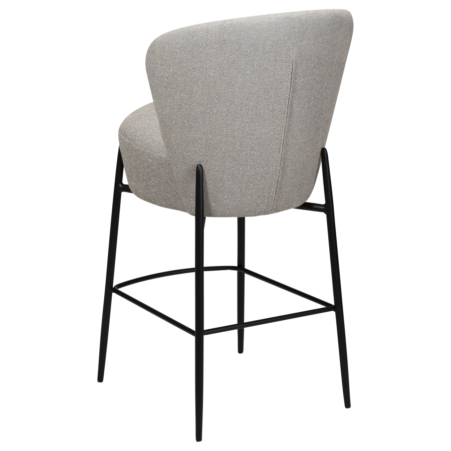 DAN-FORM ORBIT Bordskammel Cashmere bouclé stof m. sorte metal ben