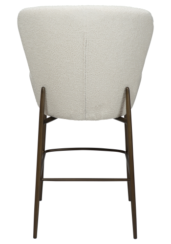 DAN-FORM ORBIT Bordskammel Dove RPES bouclé med antikke messingben