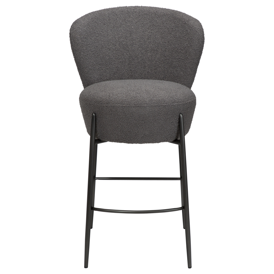 DAN-FORM ORBIT Bordskammel Stone RPES bouclé m. antikke tin ben