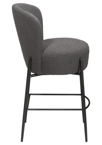 DAN-FORM ORBIT Bordskammel Stone RPES bouclé m. antikke tin ben