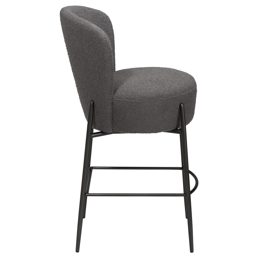 DAN-FORM ORBIT Bordskammel Stone RPES bouclé m. antikke tin ben