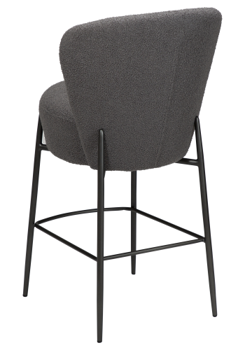 DAN-FORM ORBIT Bordskammel Stone RPES bouclé m. antikke tin ben